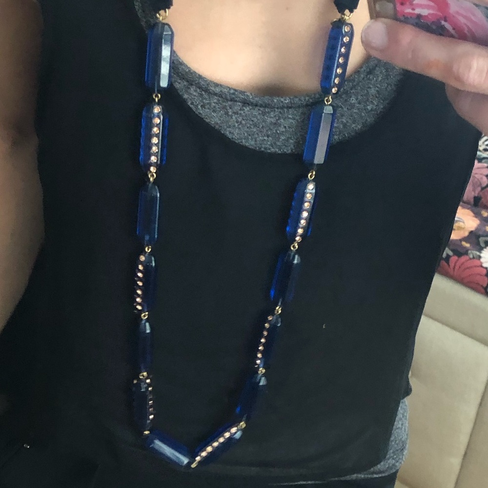 JCrew licorice necklace